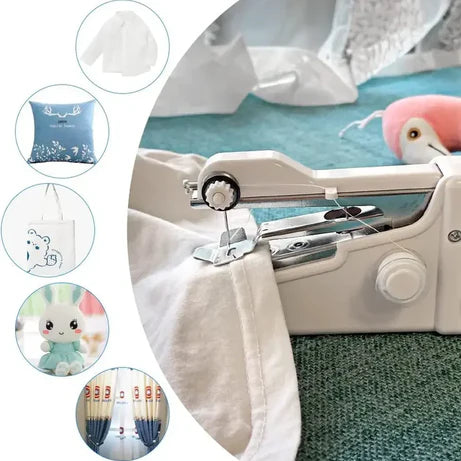 🧵✨ Mini Rechargeable Handy Sewing Machine — Stitch Anytime, Anywhere! ✨🧵