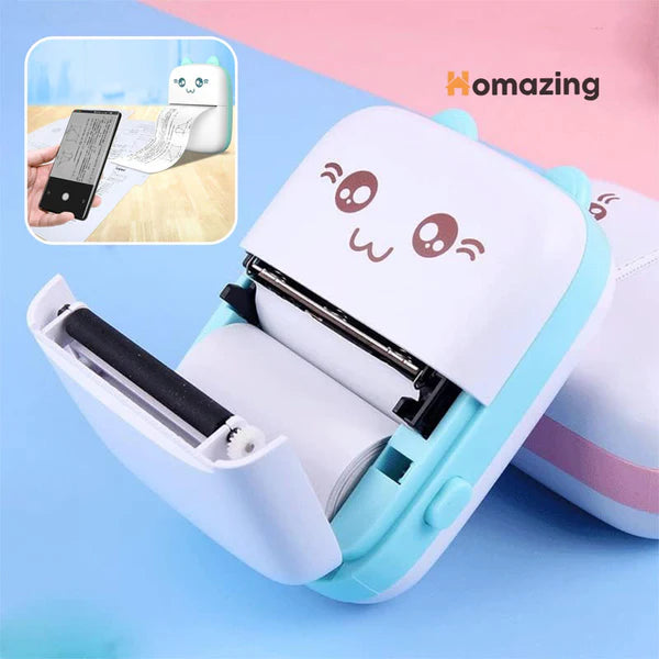 🖨️✨ Cute Mini Inkless Printer – Print Anytime, Anywhere! ✨🖨️