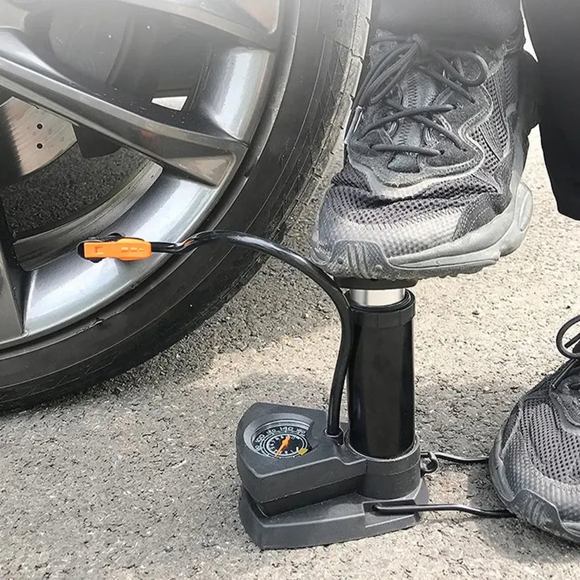 🚴‍♂️ Mini Portable Air Pump — Powerful, Compact & Ready Anywhere! ⚡
