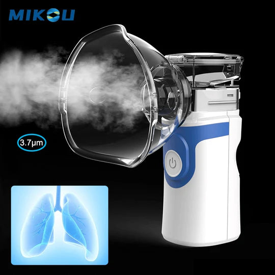 💨 Portable Silent Nebulizer – Breathe Easy, Anywhere! 🌬️